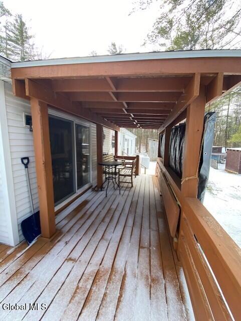 122 New Turnpike Road Fort Plain, NY 13339 - Photo 22 of 34 Covered section of rear deck