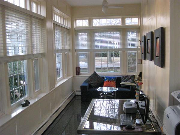 274 Dean Road Brookline, MA 02445 - Photo 6 of 25 a living room with furniture and a floor to ceiling window