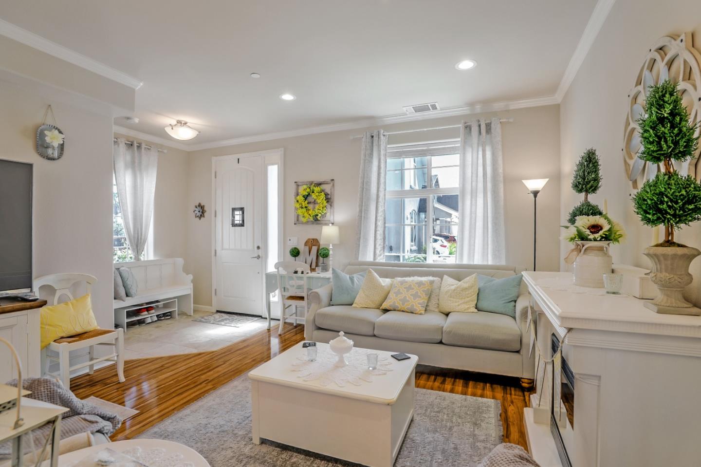 260 Springtime Circle Hollister, CA 95023 - Photo 7 of 46 a living room with furniture and wooden floor