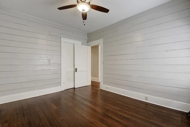 wooden floor in an empty room