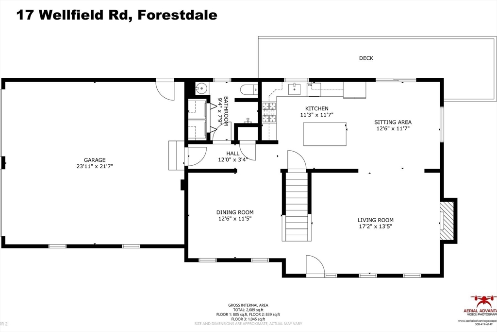 17 Wellfield Road Sandwich, MA 02644 - Photo 38 of 39 a picture of a floor plan