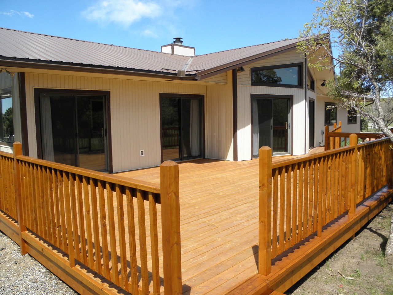 35 Forest Lane Ridgway, CO 81432 - Photo 16 of 18 Deck in June