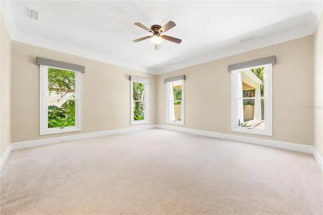 a view of a swimming pool with lounge chair