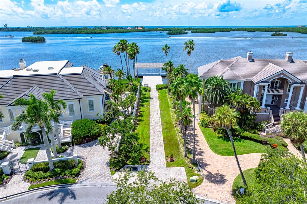 133 Osprey Point Drive Osprey, FL 34229 - Photo 79 of 99 an aerial view of a house with a garden