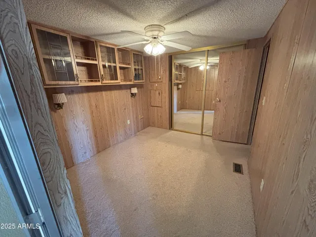 a view of a hallway with entryway