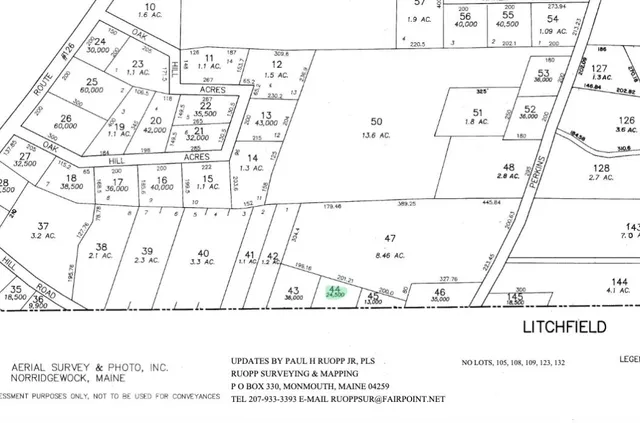 $4,400 | 73 Oak Hill Road, Litchfield, ME 04350