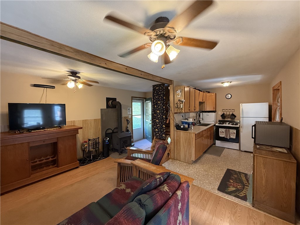 311 Fall Clove Road Colchester, NY 13752 - Photo 8 of 24 Living/Dining Room/Kitchen