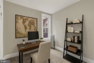 a view of an empty room