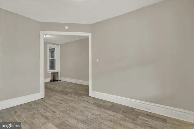 wooden floor in a room