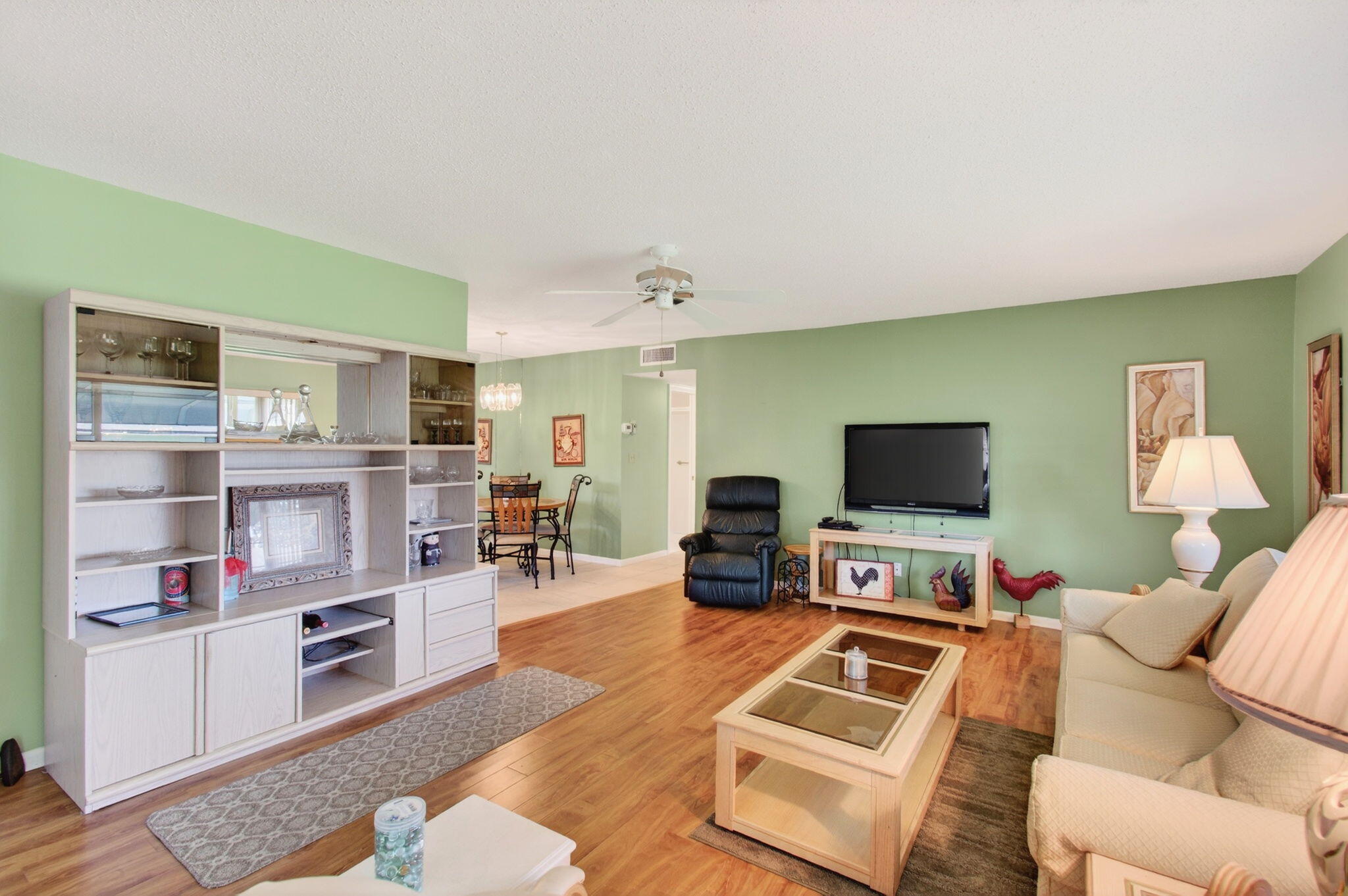 417 High Point Boulevard, Unit D Delray Beach, FL 33445 - Photo 10 of 51 Living and dining area view (2)