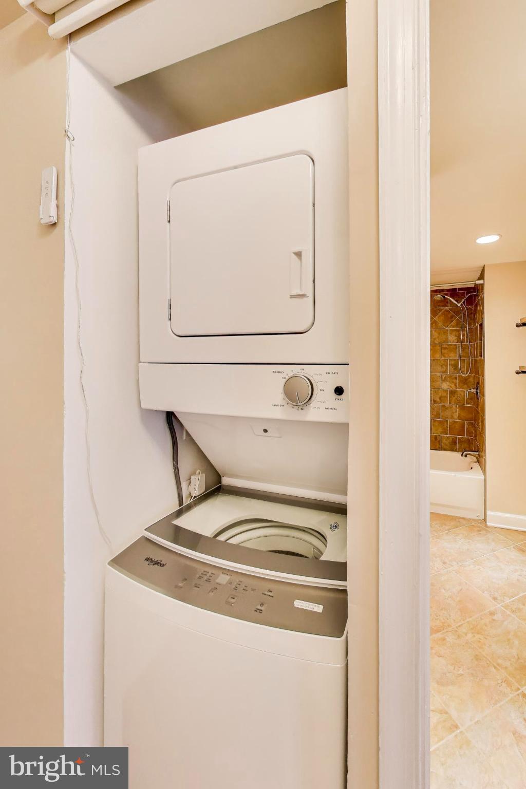1245 13th Street Northwest, Unit 208 Washington, DC 20005 - Photo 19 of 19 a utility room with dryer and washer