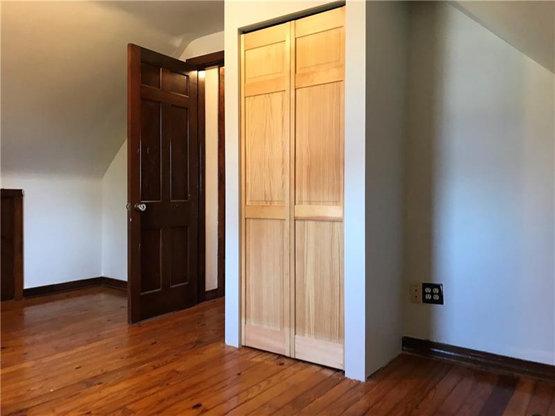 198 Seavey Road Pittsburgh, PA 15223 - Photo 17 of 18 The 3rd Bedroom - also with hard wood floors and tons of storage space.