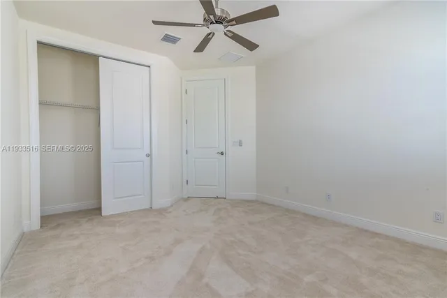 a view of an empty room