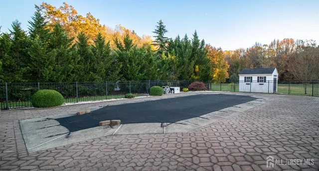 a view of street with houses