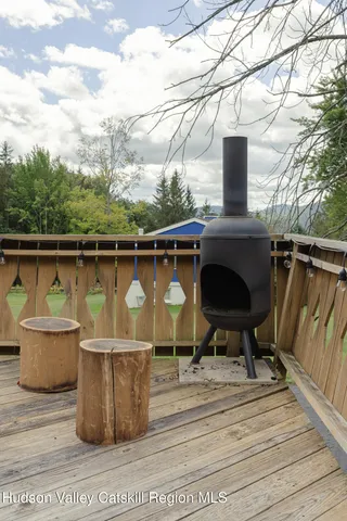 a view of outdoor space with seating area