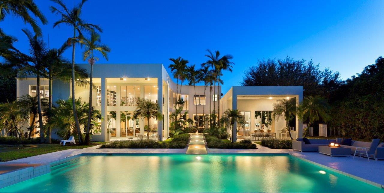 8775 Twin Lake Drive Boca Raton, FL 33496 - Photo 1 of 1 01 Dusk Exterior Cropped