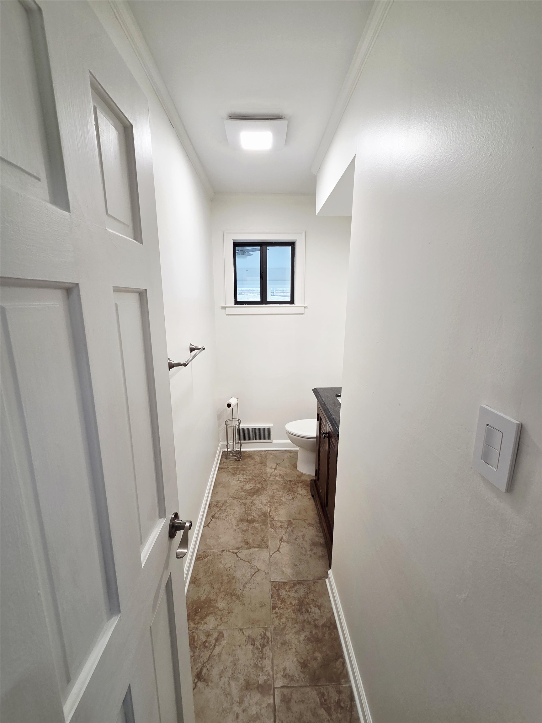 2095 Newfields Road Germantown, TN 38139 - Photo 8 of 34 Bathroom with vanity and crown molding