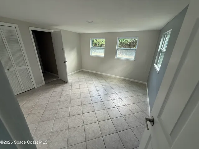 a view of an empty room