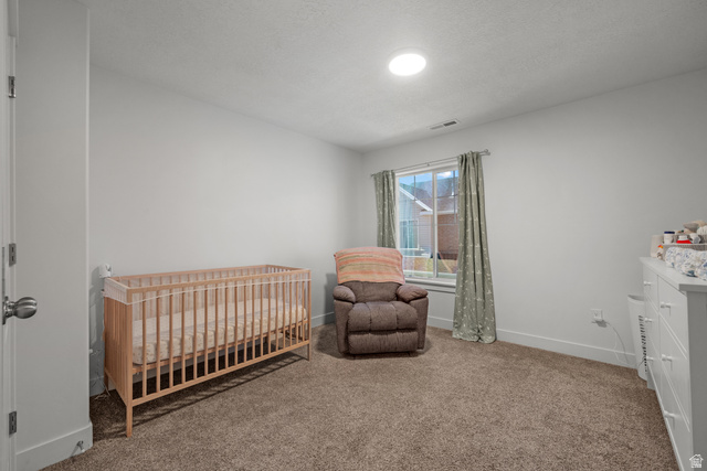 1693 North Center Point Lane Salem, UT 84653 - Photo 14 of 26 Carpeted room featuring a window with natural light, a ceiling-mounted light fixture, white walls, and white trim