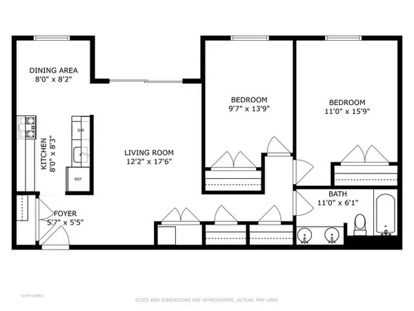 $1,850 | 515 North Cass Avenue, Unit 2H, Westmont, IL 60559