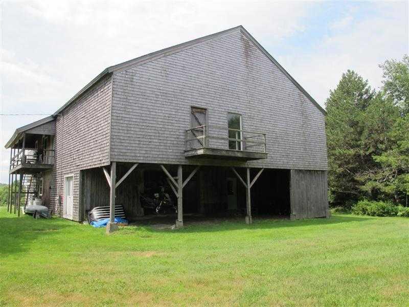 212 Halldale Road Montville, ME 04941 - Photo 3 of 29 Exterior Back. Back end of structure...