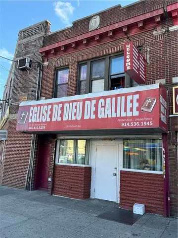 a front view of multi story building