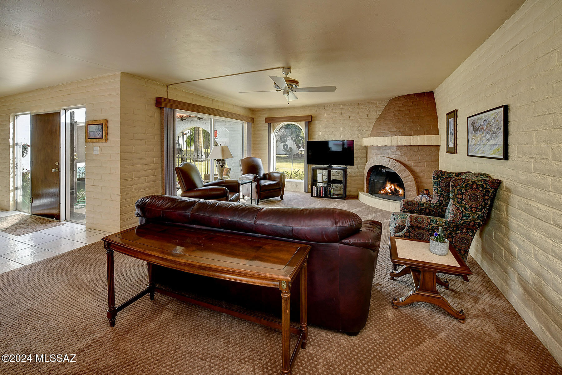 729 West Las Lomitas Road Tucson, AZ 85704 - Photo 11 of 40 VIEW FROM DINING FACING LIVING