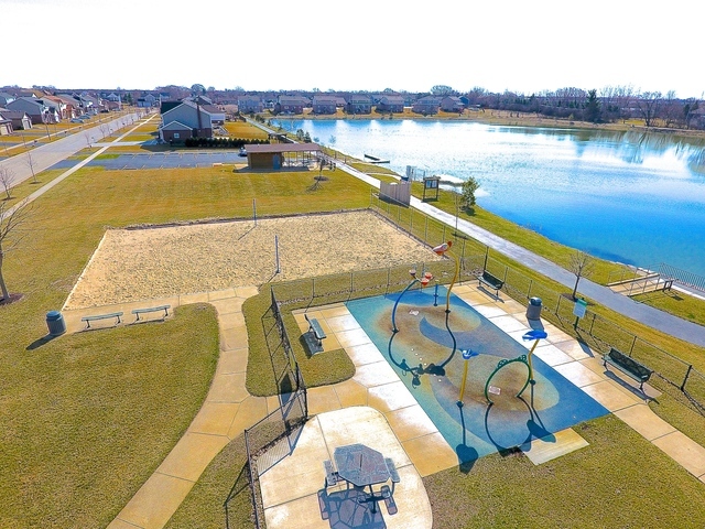1604 Edentenny Road New Lenox, IL 60451 - Photo 34 of 37 a view of a swimming pool with an ocean view