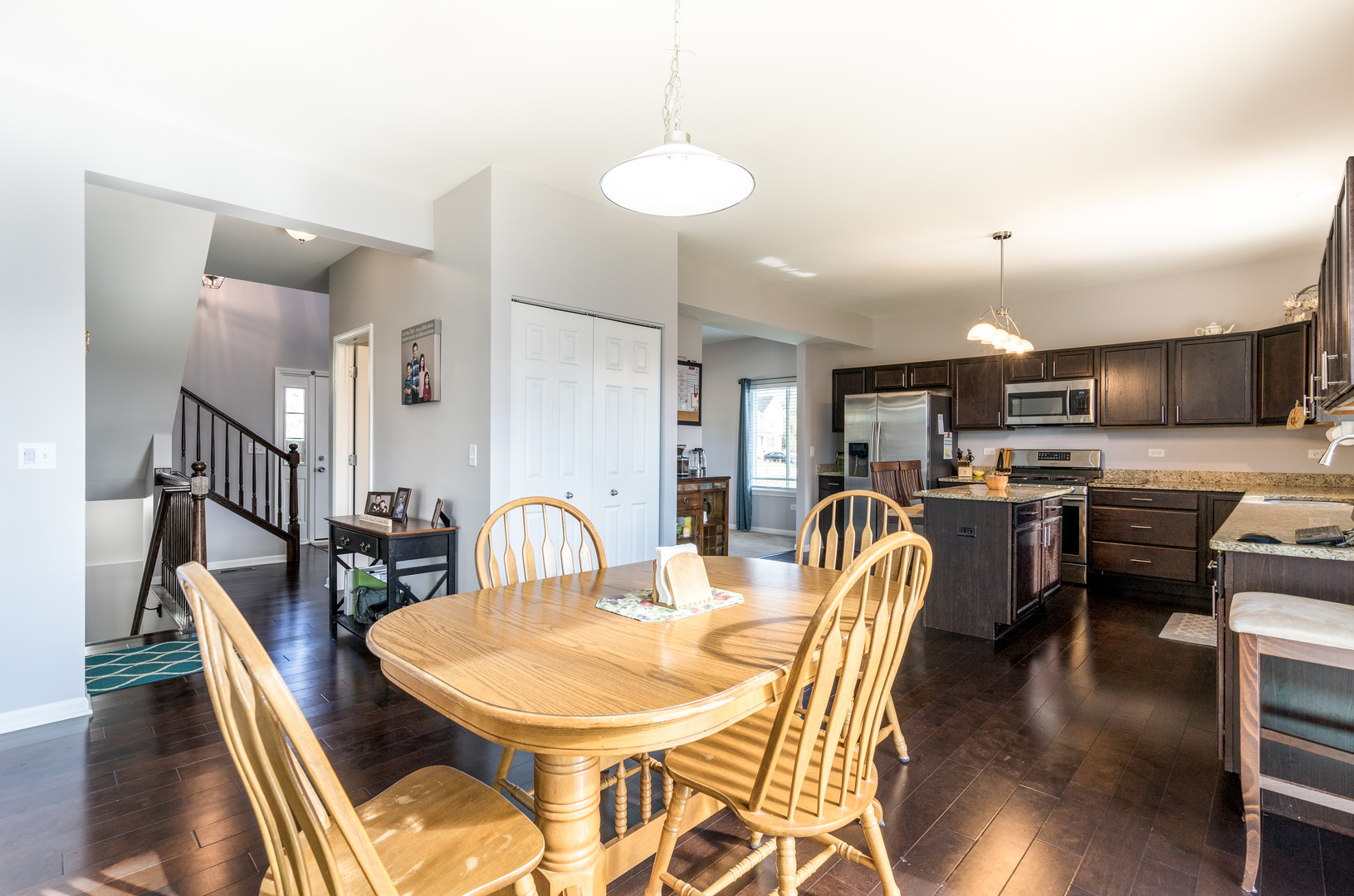 1604 Edentenny Road New Lenox, IL 60451 - Photo 8 of 37 a dining room with furniture and wooden floor