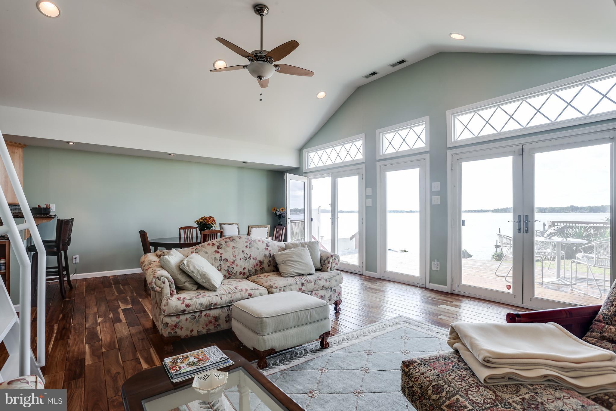 1456 Galena Road Baltimore, MD 21221 - Photo 10 of 30 LIVING ROOM WITH VIEWS OF BACK RIVER