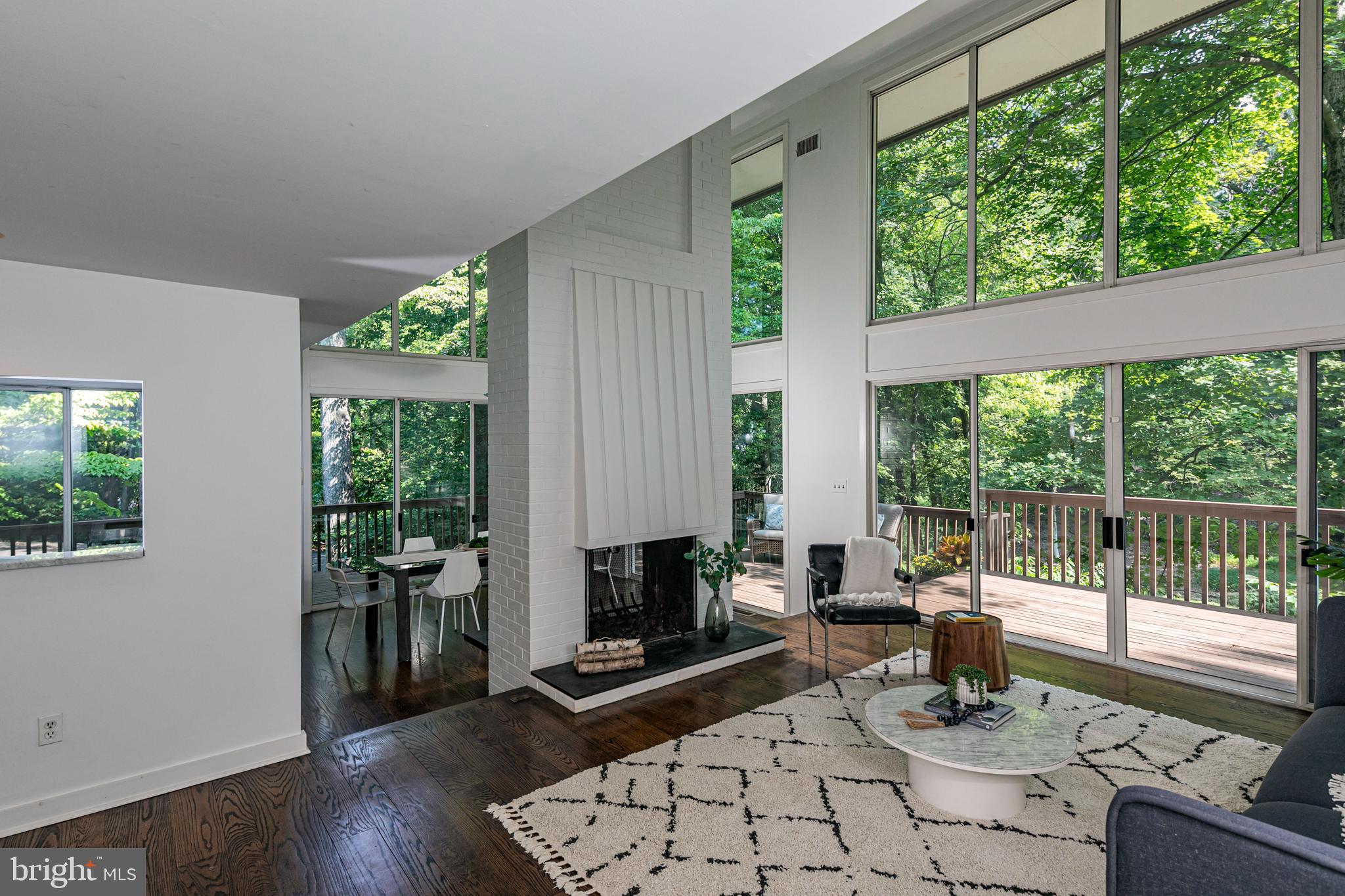 163 Rolling Hill Road Skillman, NJ 08558 - Photo 3 of 41 Living Room with double sided fireplace