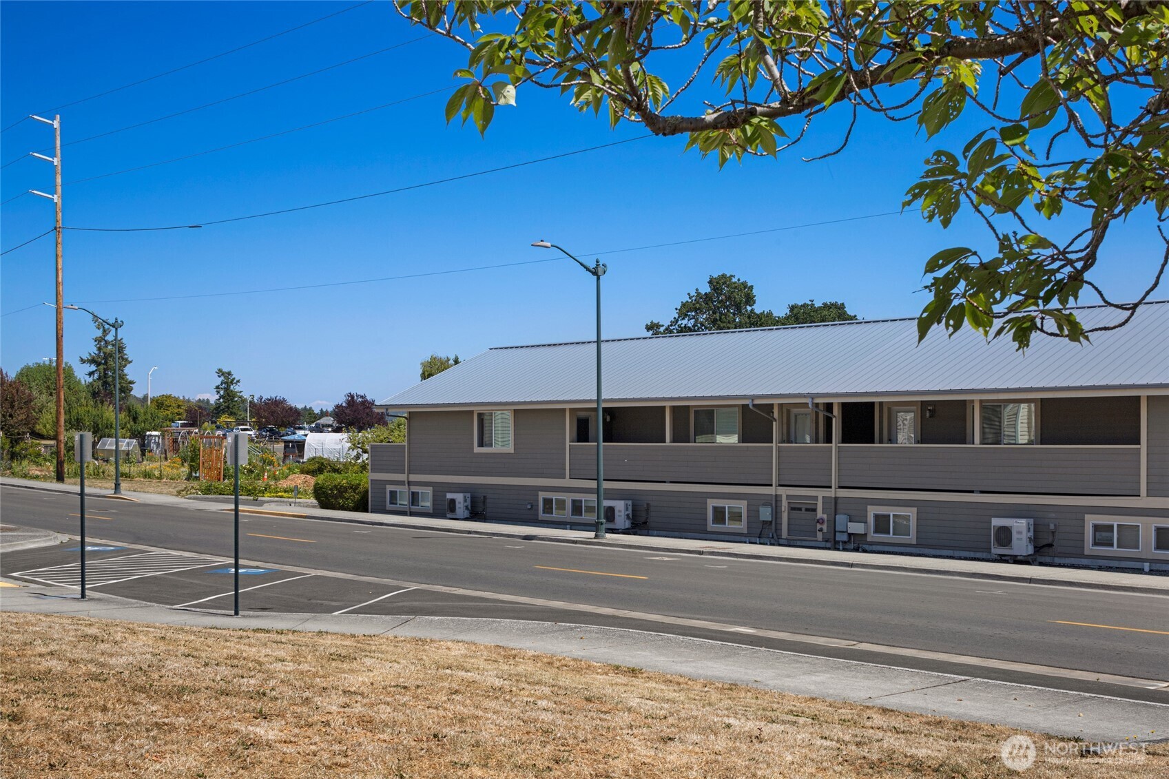 470 Reed Street, Unit 2 Friday Harbor, WA 98250 - Photo 11 of 29 a view of a house with a swimming pool