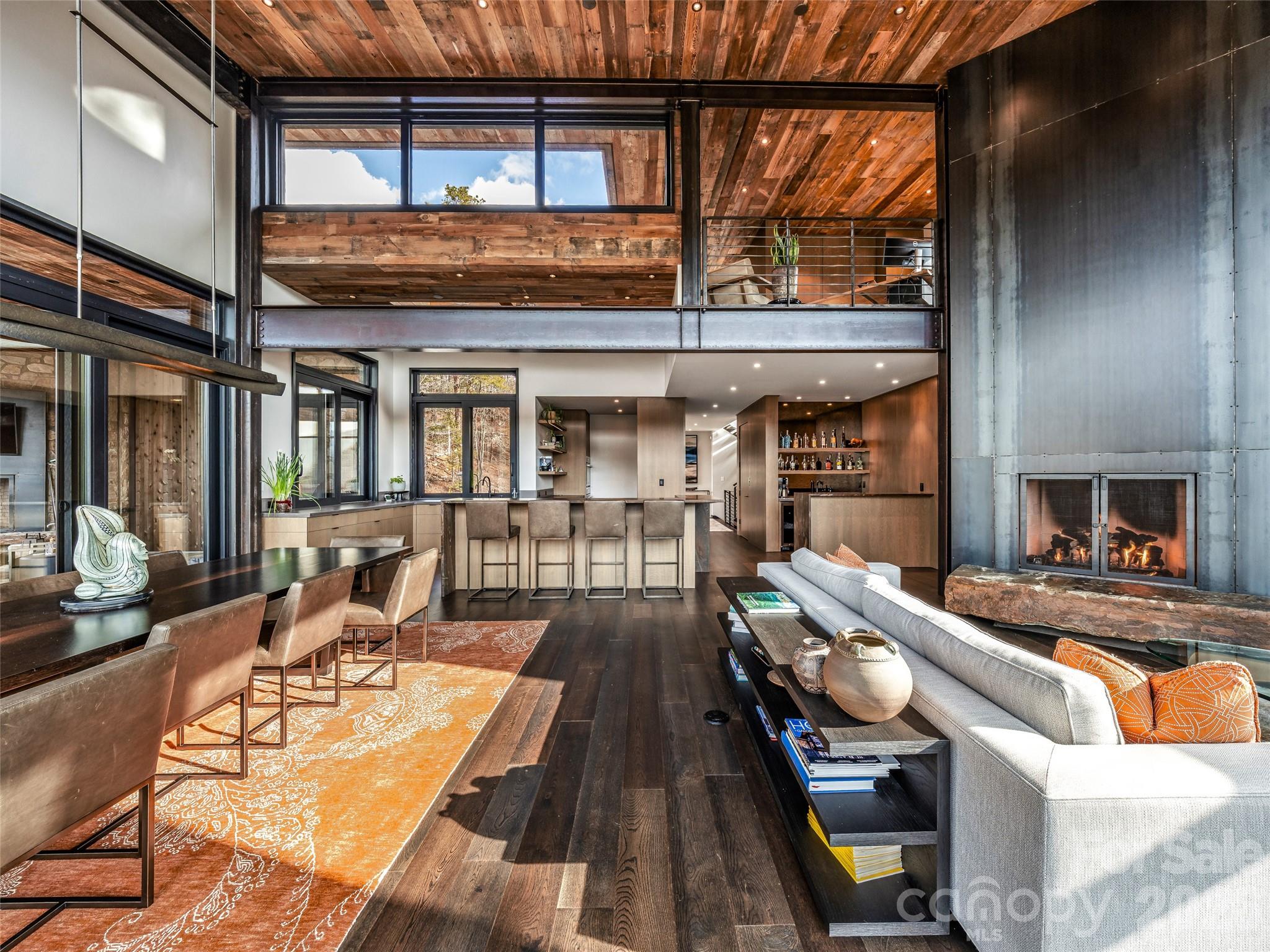 112 Moon Shadow Lane Marshall, NC 28753 - Photo 17 of 48 a view of a patio with couches table and chairs
