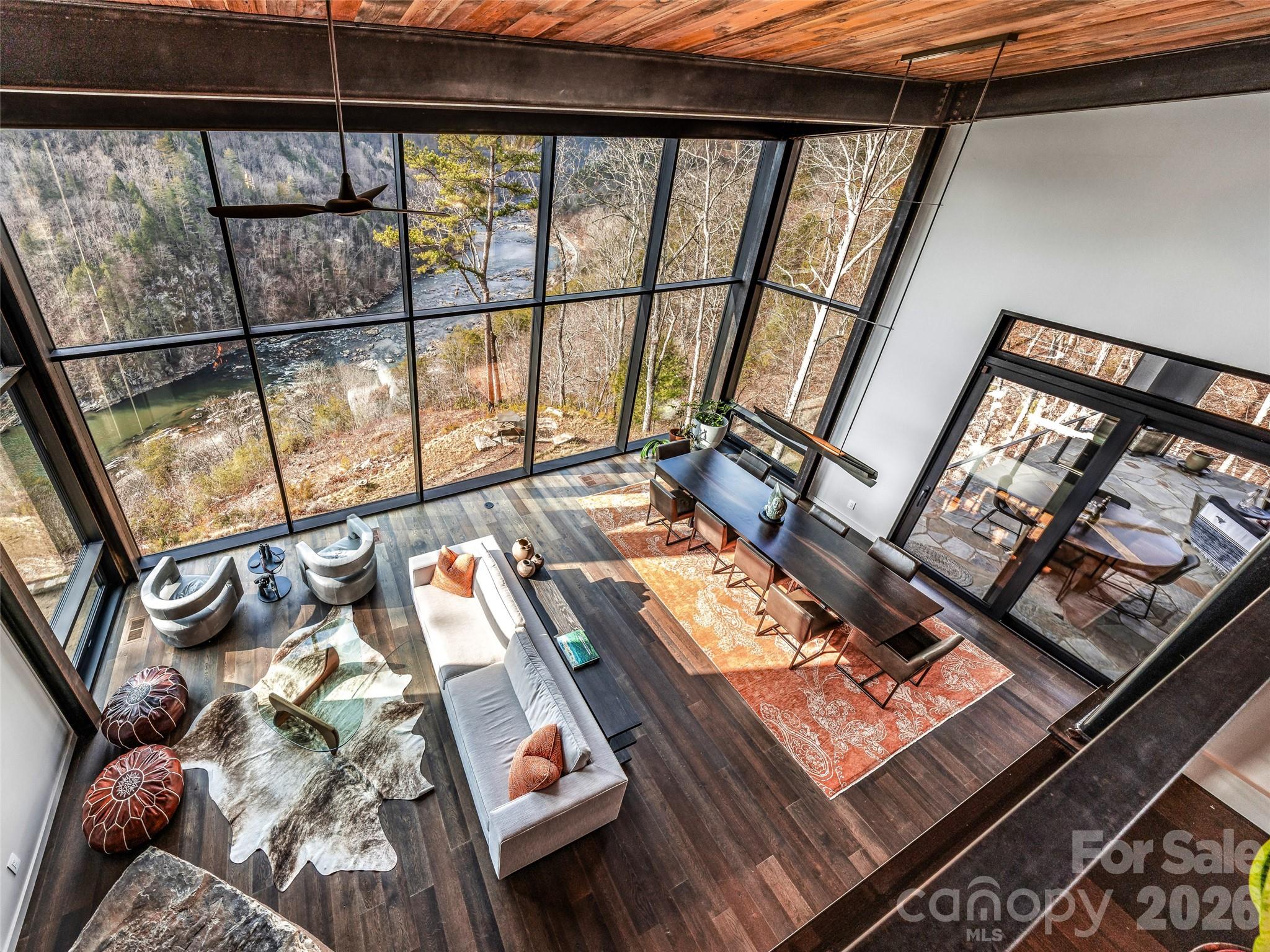 112 Moon Shadow Lane Marshall, NC 28753 - Photo 38 of 48 a view of a living room with a rug