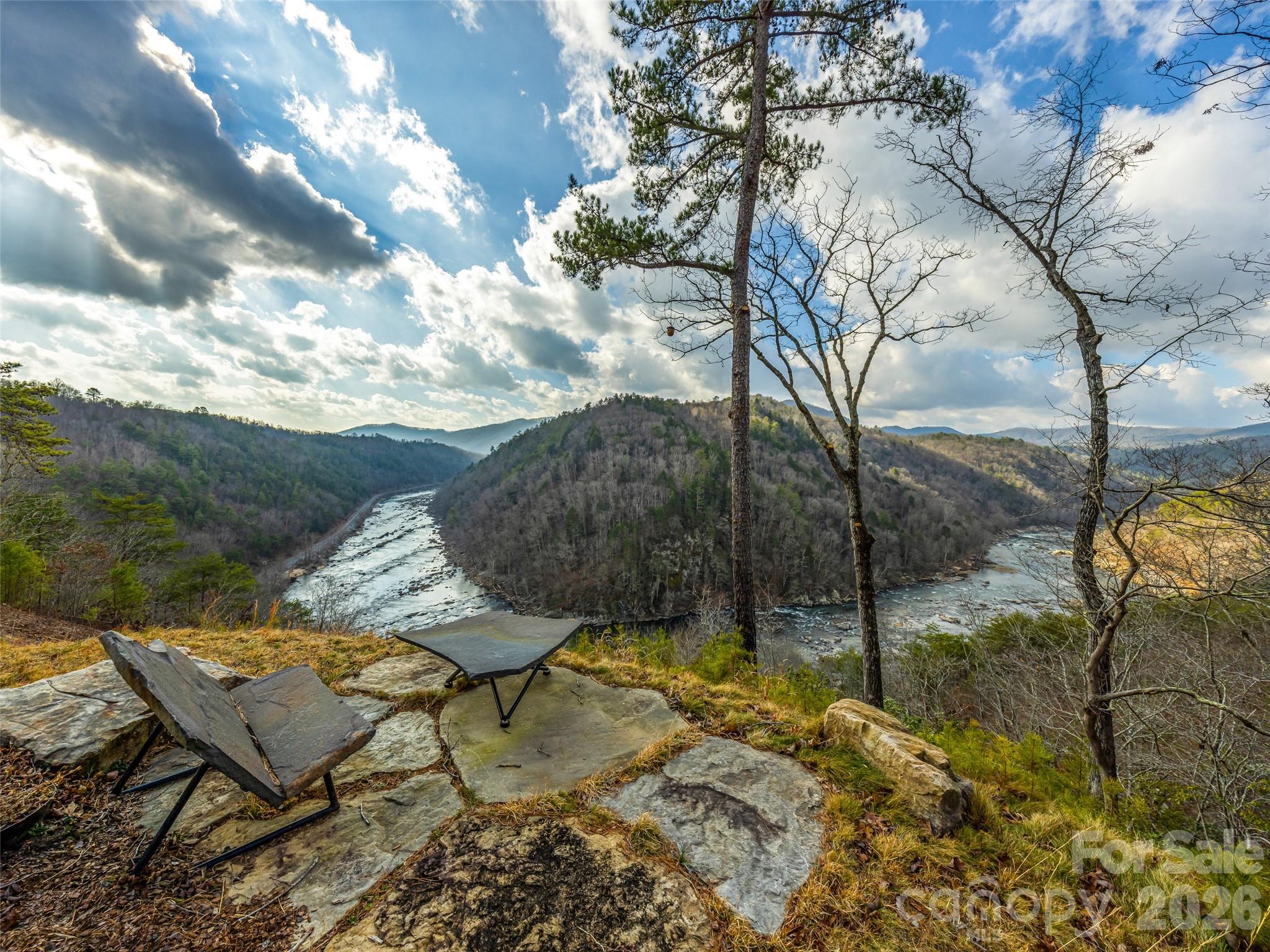 112 Moon Shadow Lane Marshall, NC 28753 - Photo 41 of 48 a view of swimming pool from a lake view