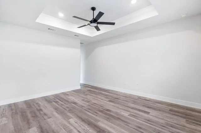 wooden floor in an empty room