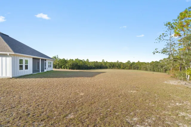 a house view with lake view