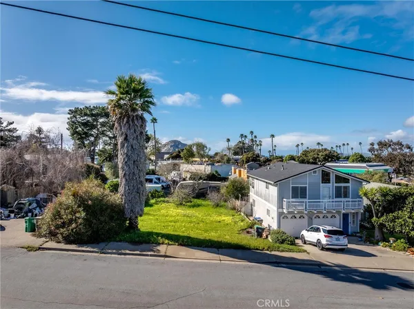 a city view with tall buildings