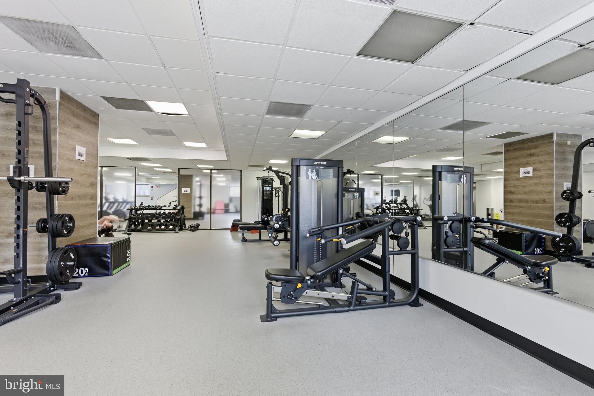 2111 Wisconsin Avenue Northwest, Unit 514 Washington, DC 20007 - Photo 15 of 17 a view of a room with gym equipment