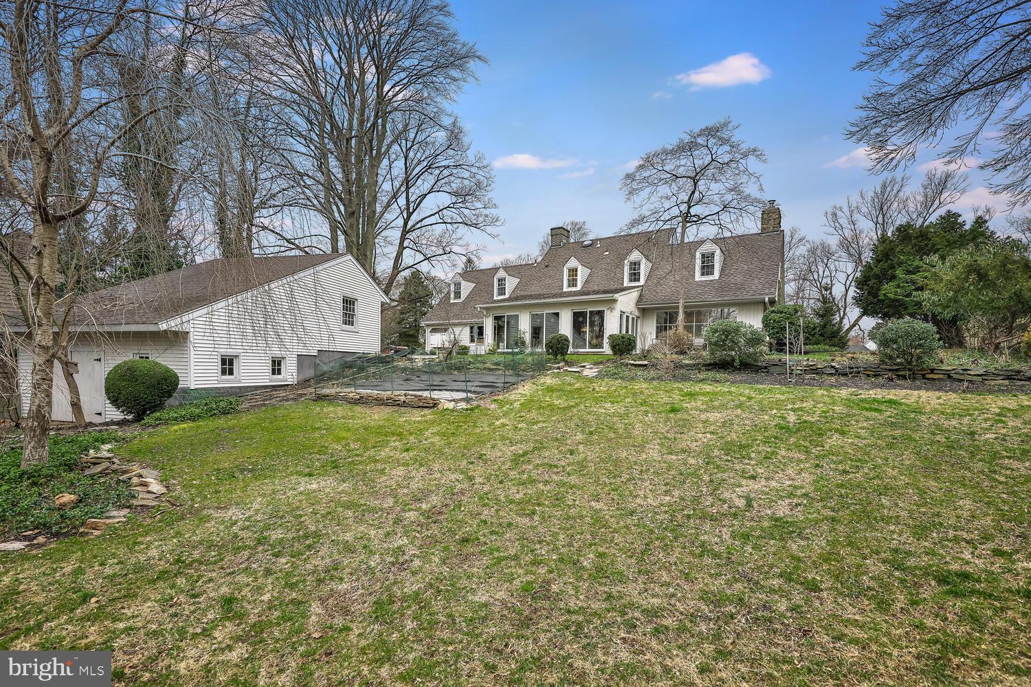 715 Sunset Road Glenside, PA 19038 - Photo 32 of 35 facing back of the house: see lower level of the g