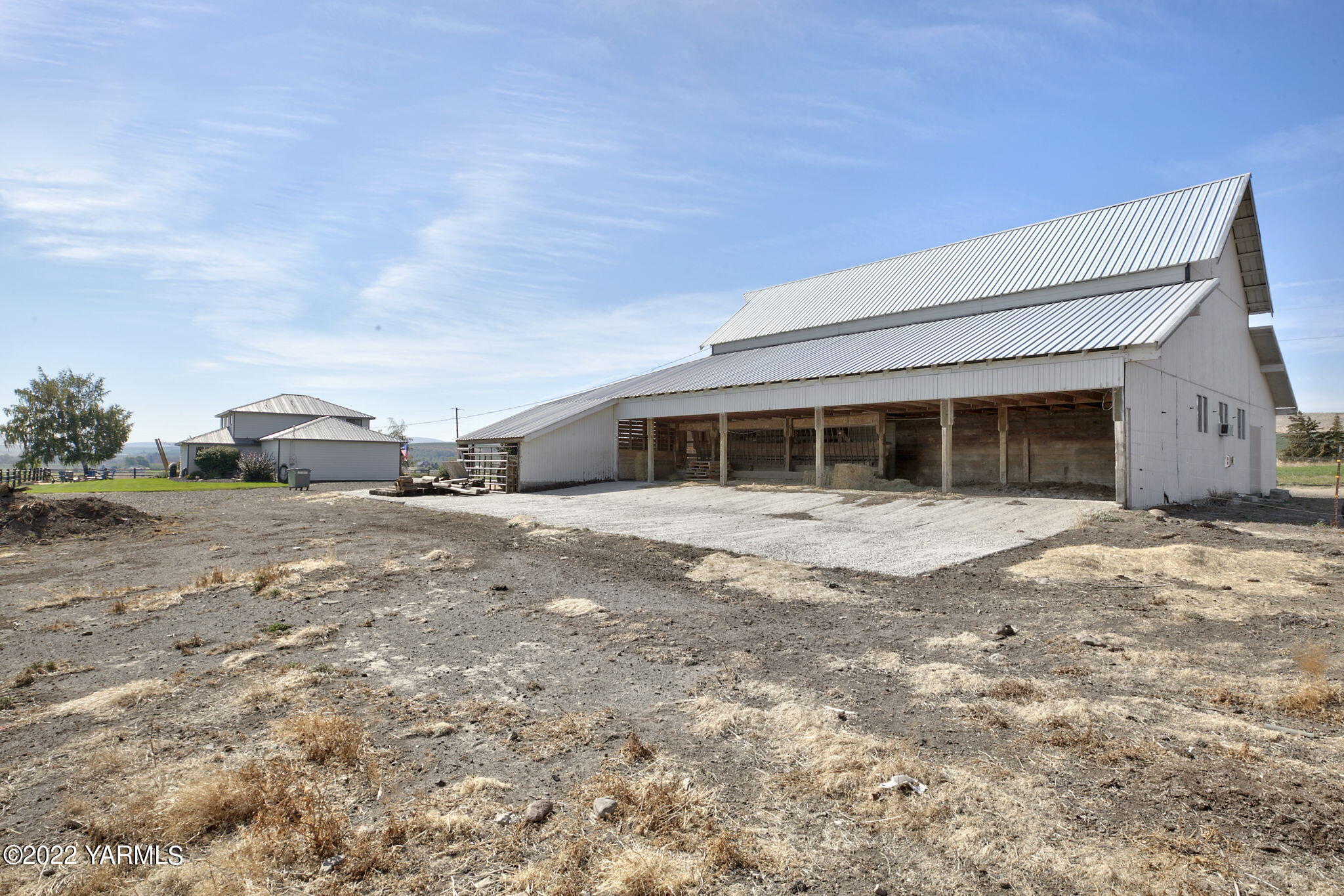 341 Section 1 Road Tieton, WA 98947 - Photo 34 of 44 a front view of a house with a yard and garage