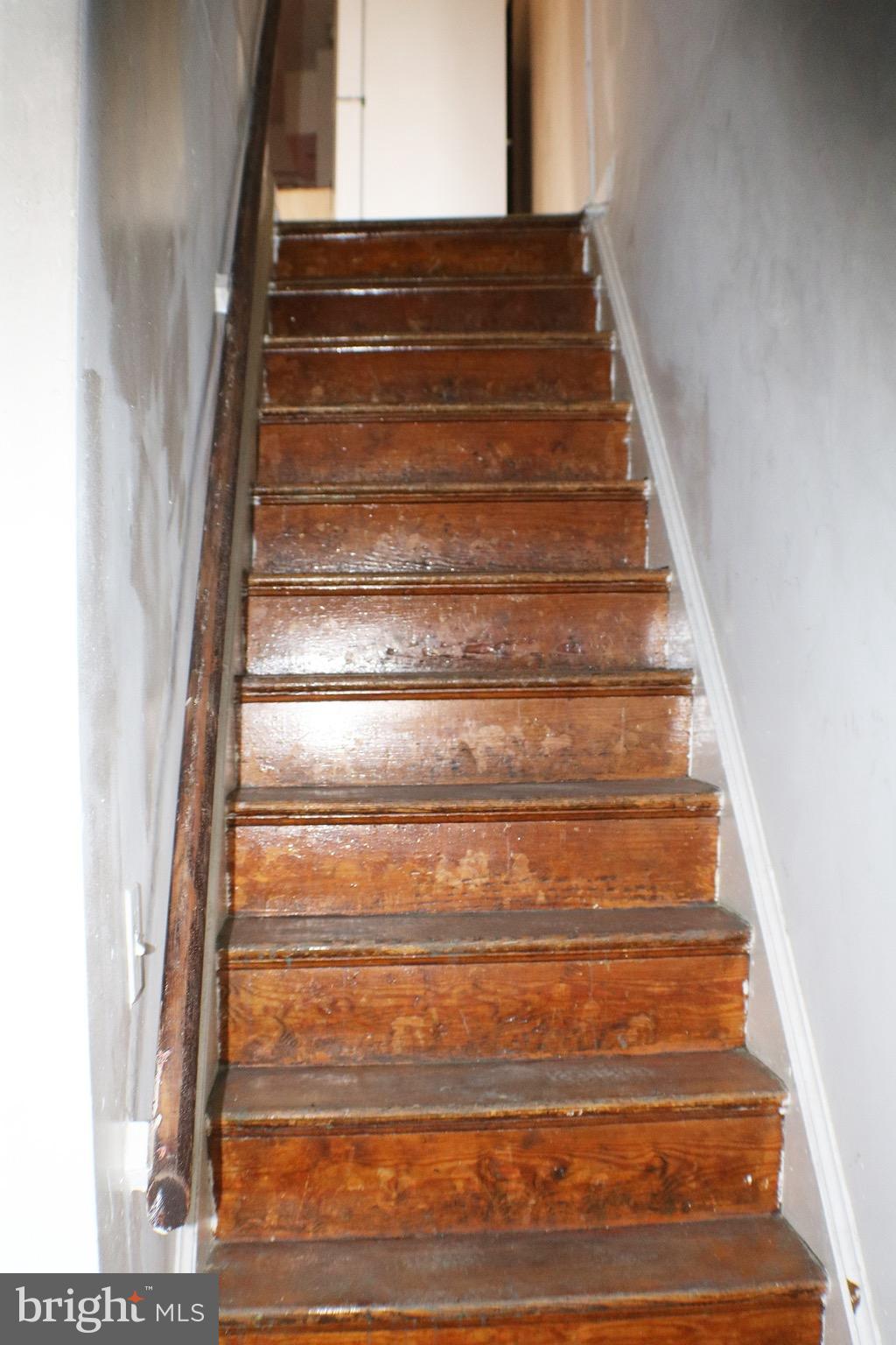 1800 Benning Road Northeast Washington, DC 20002 - Photo 3 of 14 Stairway to 3rd Floor Living Room