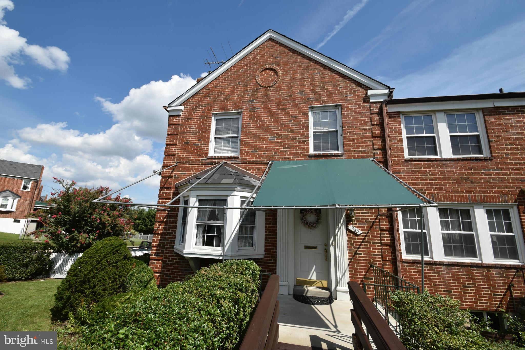 365 Whitfield Road Catonsville, MD 21228 - Photo 2 of 26 Covered front porch with canvas awning