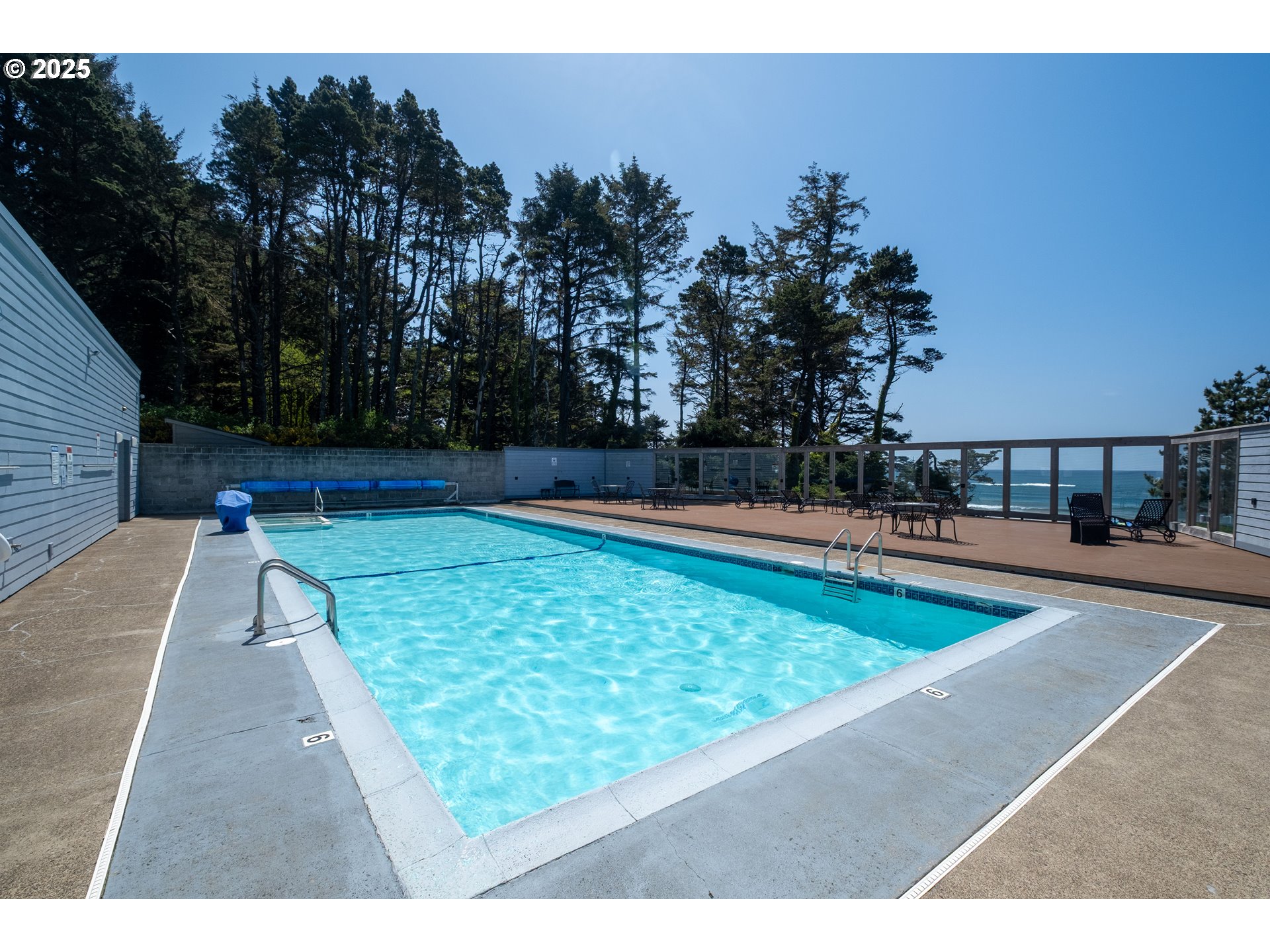 301 Otter Crest Loop, Unit 174/175 Otter Rock, OR 97369 - Photo 32 of 46 a view of swimming pool with a yard