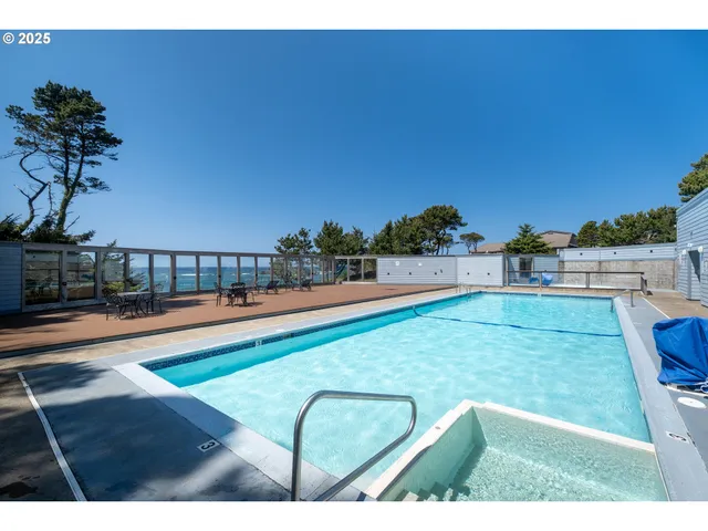 a view of a terrace with sitting area