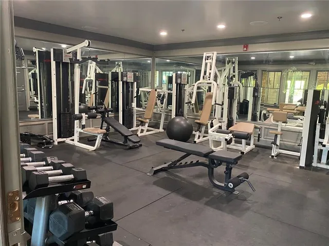 a view of swimming pool with a yard