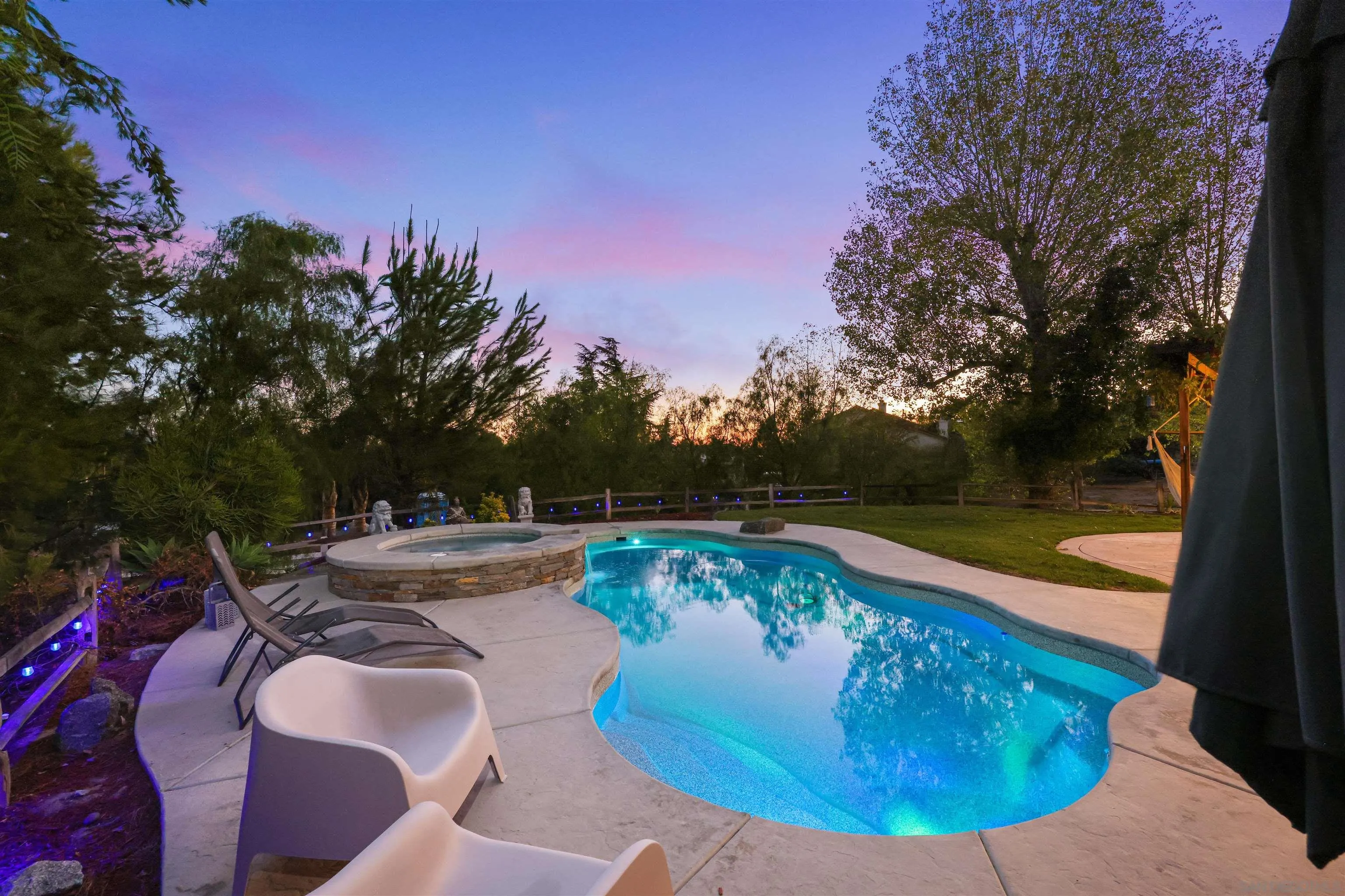 2457 Victoria Circle Alpine, CA 91901 - Photo 28 of 40 a view of a swimming pool with a yard