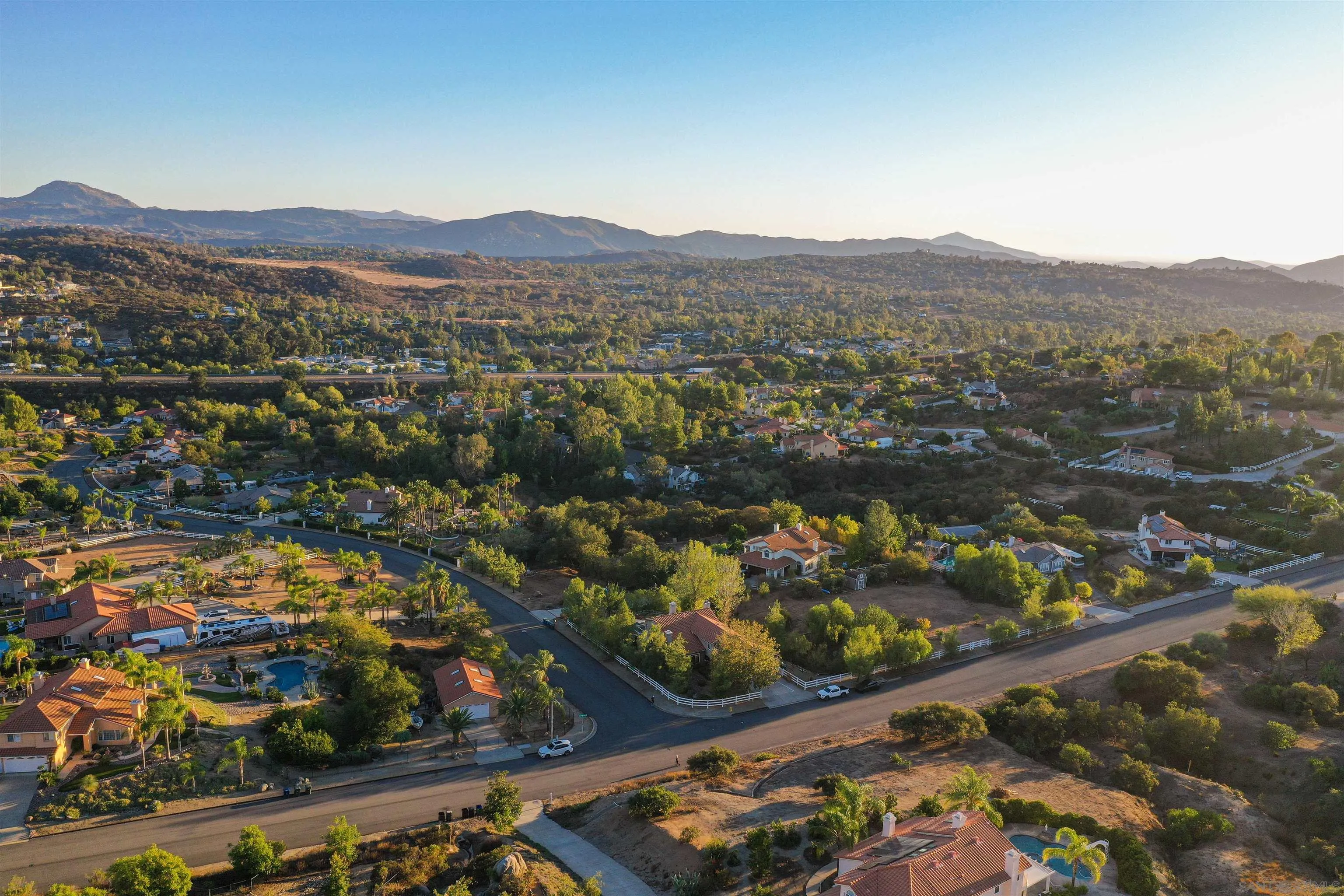 2457 Victoria Circle Alpine, CA 91901 - Photo 33 of 40 an aerial view of residential houses and outdoor space