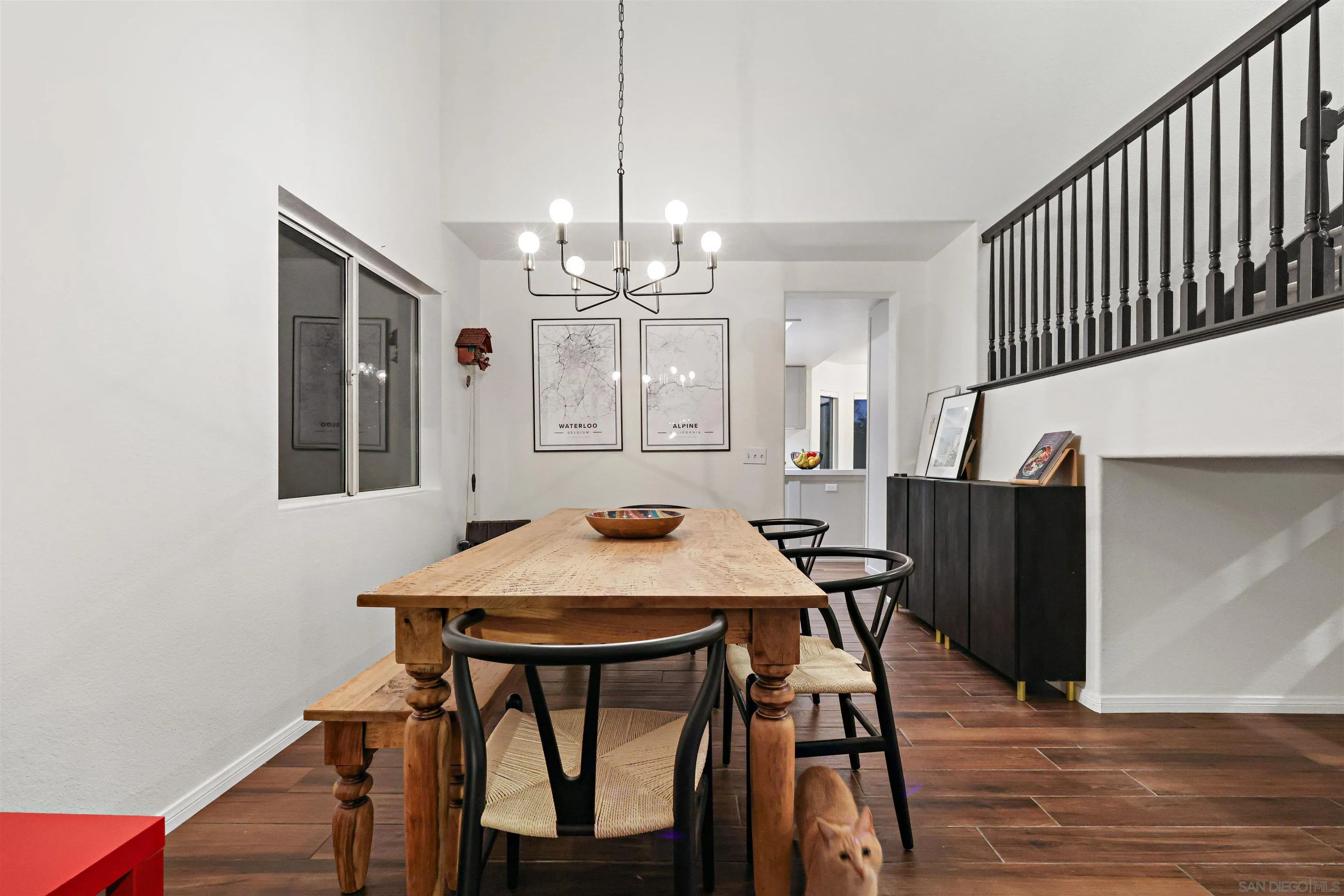 2457 Victoria Circle Alpine, CA 91901 - Photo 4 of 40 a view of a dining room with furniture and wooden floor