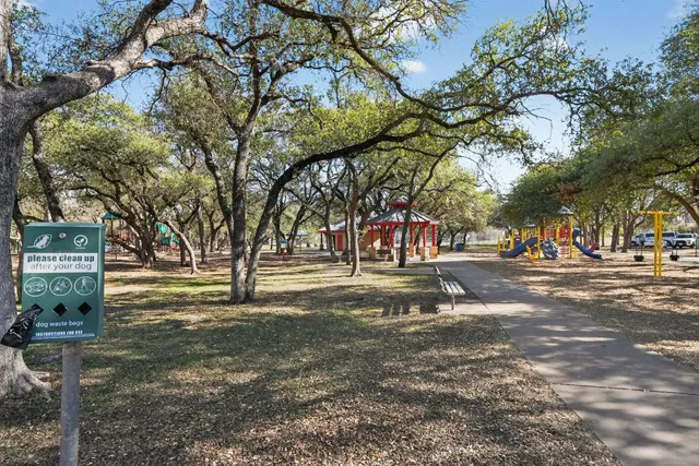 a view of road with trees